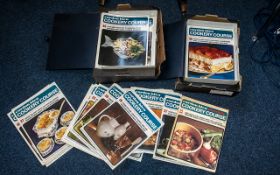 Collection of Cordon Bleu Cookery Course Magazines, full set of vintage magazines published by