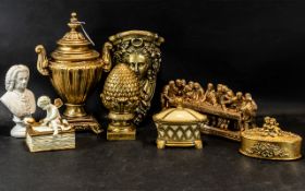 Collection of Resin and Decorative Items,