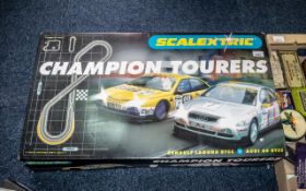 Scalextric Champion Tourers Boxed Set, No. C1021, Renault Laguna BTCC v Audi A4 BTCC.