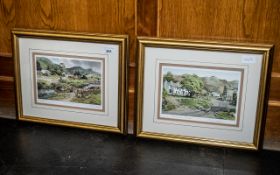 Two Judy Boyes Signed Prints, 'Watendlath', pencil signed by artist to bottom right, print