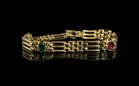 Designer 9ct Gold Vermeil Bracelet.