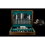 Boxed Silver Plated Canteen of Cutlery by Osborne of Sheffield, Kings pattern,