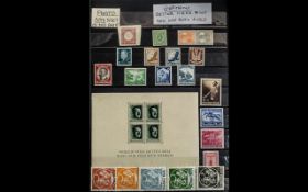 Stamps Interest Europe Collection on hagner,+ album, also old club book mint or used with better