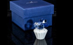 Sworovski Elephant Cup Cake Box, Crystal Memories, No. 1194041.