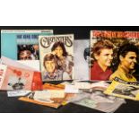 Pop Music Autographs, Very Nice Collection on Photos, Pages, Sheet Music etc.