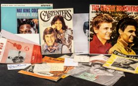 Pop Music Autographs, Very Nice Collection on Photos, Pages, Sheet Music etc.