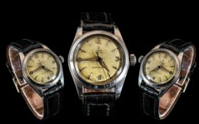 Tudor Rolex A 1950's Tudor Rolex Oyster wristwatch, Champagne Dial With Arabic And Baton Numerals,