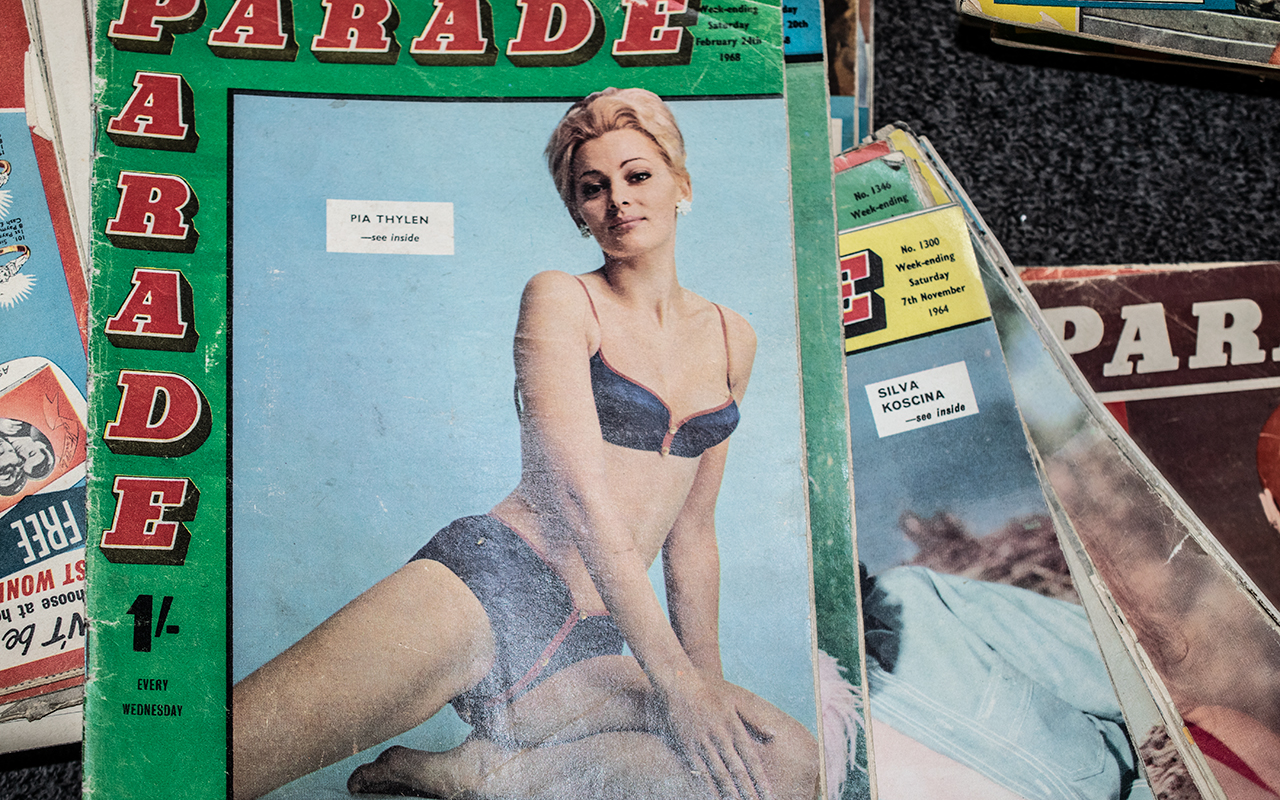 Large Collection of 'Parade' Adult Magazines dating from Jan - Dec 1961 (37), Jan - Dec 1962 (43), - Image 5 of 7