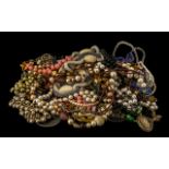 Large Bag of Heavy Costume Jewellery + Others. Includes Large Quantity of Necklaces, Bracelets