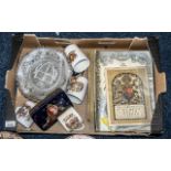 Box of Royal Memorabilia, including 'Royal Wedding in Pictures',