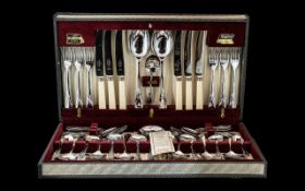 Viner's of Sheffield 'Chromoid' Stainless Steel Cutlery Set,
