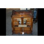 A Late Victorian/Edwardian Period Table Top Tobacco Cabinet,