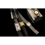 A collection of Four Ladies Wristwatches comprising Raymond Weil 689,