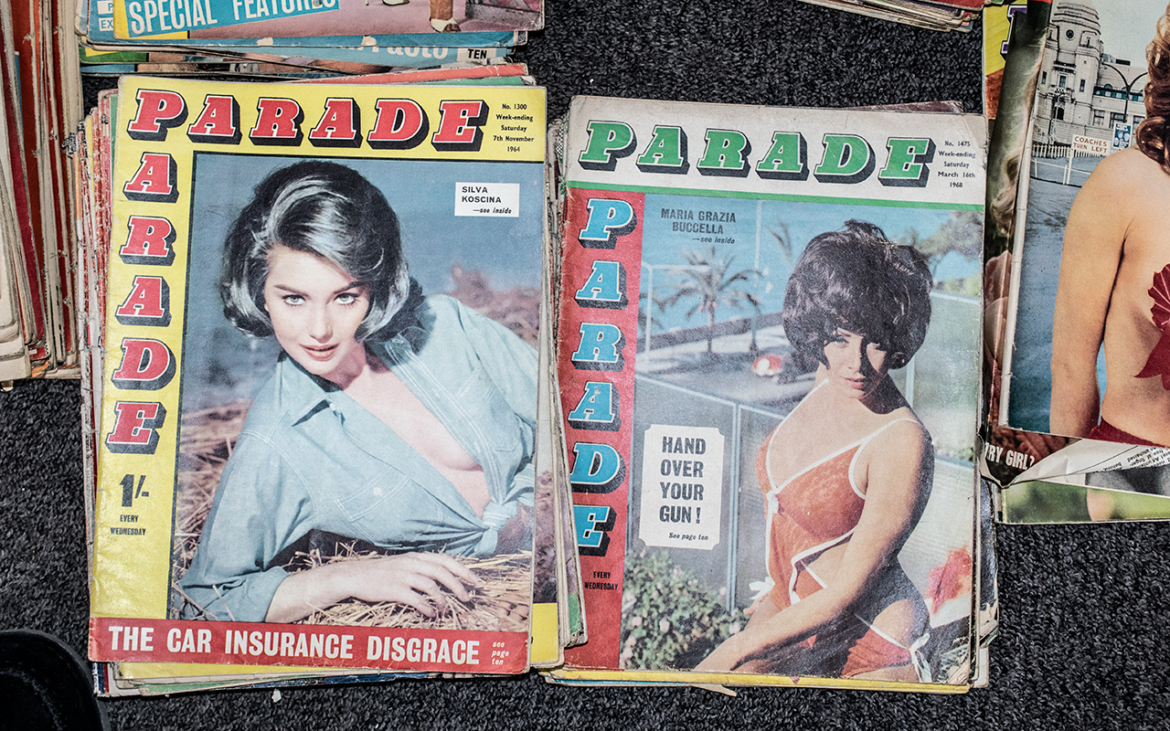 Large Collection of 'Parade' Adult Magazines dating from Jan - Dec 1961 (37), Jan - Dec 1962 (43), - Image 3 of 7