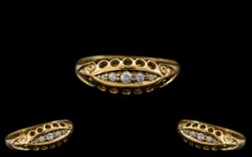 Antique Period - Attractive 18ct Gold 5