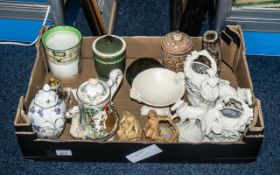 Collection of Ceramics, to include a Cap