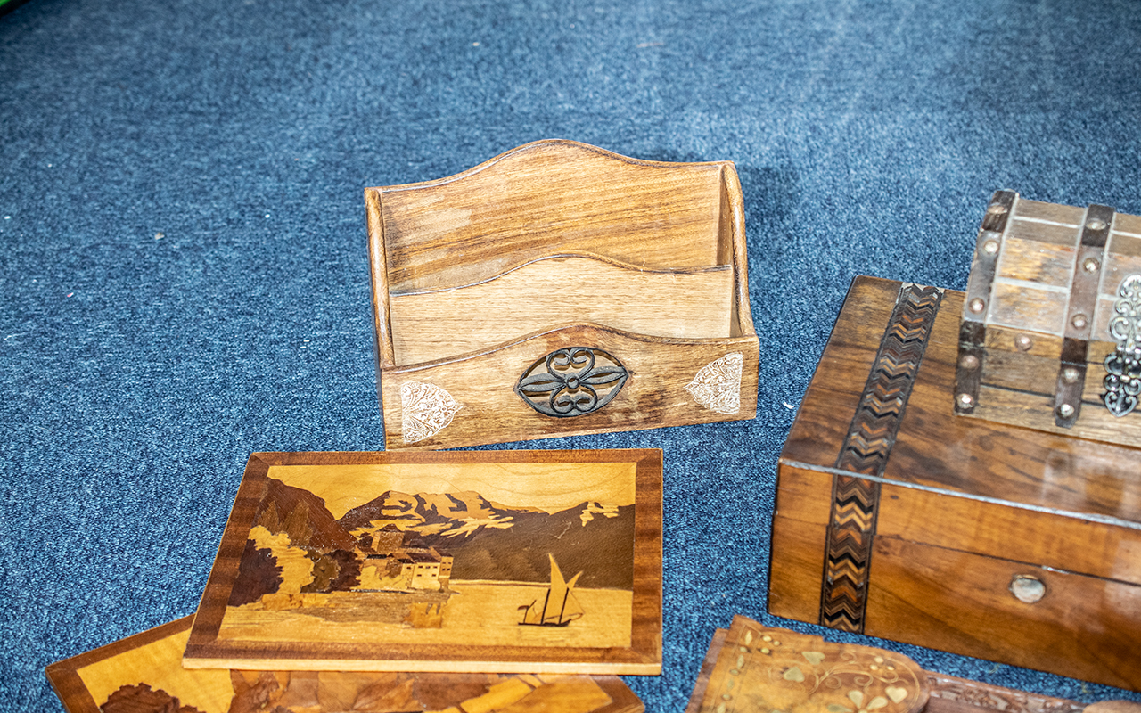 Box of Assorted Wooden Items, including - Image 4 of 4