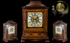 Ducasse - Claveau Co Paris French - 19th Century ( Late ) Oak Cased Mantel Clock.