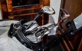 Golf Interest - Set of Left Handed Golf Clubs, comprising a full set of irons 2 - 9, plus a sand