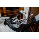 Golf Interest - Set of Left Handed Golf Clubs, comprising a full set of irons 2 - 9, plus a sand