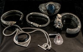 Collection of Quality Silver Jewellery, mainly from Indonesia,