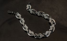 Original Swarovski Bracelet, a lovely quality, stunning bracelet, marked for Swarovski; 7.