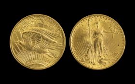 United States of America - Liberty 20 Dollars Gold Coin, Date 1924. Philadelphia Mint - Top Grade.