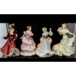 Four Royal Doulton Figurines, comprising 'Millennium Celebration' HN 4201, 'Joy' HN 4053,