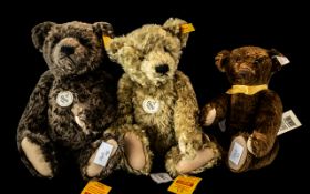 Collection of Three Steiff Bears, comprising 1920 Classic Bear with growler, Limited Edition 000737,