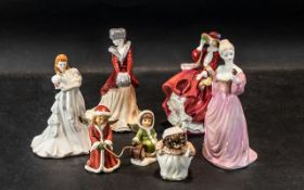 Collection of Porcelain Figures, including Royal Doulton 'Top of the Hill' HN 1834,