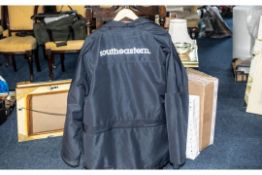 Railway Interest - South Eastern Jacket & Jumper, the waterproof jacket with fleece lining, size XL,