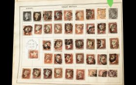 Very old landscape style stamp album, as bought in auction in 2004 and unpicked since.