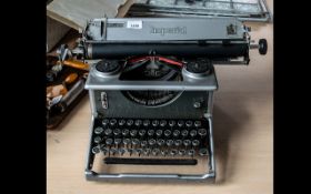 Vintage Imperial Manual Typewriter.