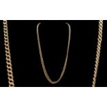 Victorian Period 1837 - 1901 Superb Quality 9ct Gold Long Albert Chain, Excellent Clasp.