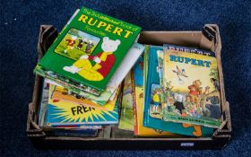 Large Box of Children's Annuals, including Rupert, Winnie the Pooh, Topper, Bash Street Kids,