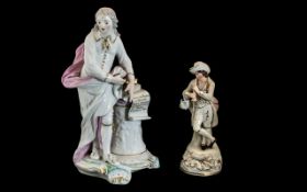 18th/19th Century Staffordshire Hard Paste Figure of John Milton,