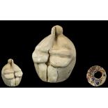 Abstract Stone Sculpture. Abstract Sculpture Made of Marble / Stone, Has Had Repair and Some