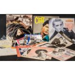 Pop Music Autographs a nice collection of signatures on photos, sheet music pages records,