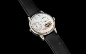 Gentleman's Fashion Watch in the style of A Lange & Sohne,