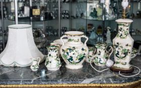 Collection of Mason's 'Chartreuse' Pottery,