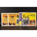 The Beatles 3 original lobby cards Mexico each in very good condition there is 2 for film help 1965