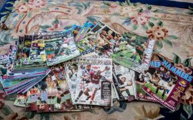 Football Interest - Large Collection of West Ham Programmes, as follows: 86/89 - 29, 88/89 - 11,