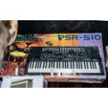 Yamaha Electronic Keyboard PSR 510, boxed.