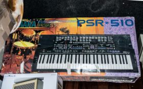 Yamaha Electronic Keyboard PSR 510, boxed.