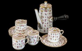 Copeland Spode Porcelain Coffee Set, No.