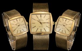 Omega - Deville Gents 9ct Gold Automatic Wrist Watch. c.1970's.