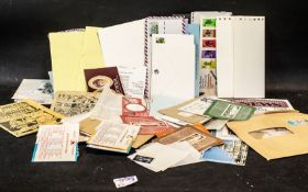 Good Collection of Ephemera, Includes Various Letters with Stamps, Various Stamps from Ireland (