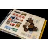 Stamp Interest - Small Stamp Album containing mainly Canada and Australia,