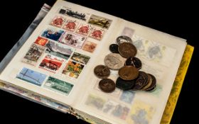 Stamp Interest - Small Stamp Album containing mainly Canada and Australia,