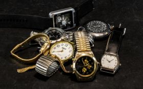 Collection of Gents Fashion Watches. Bag of Watches - Please See Attached Image.